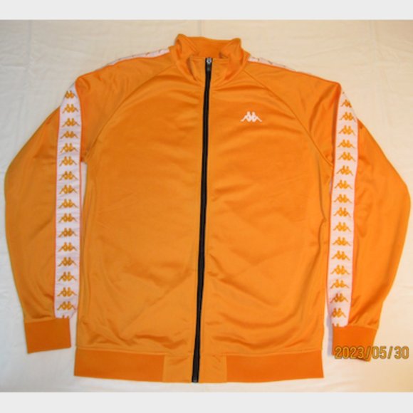 KAPPA Anniston Jacket XXL 'Orange/White' (BRAND NEW, RARE!) 'Unisex' - Picture 2 of 16